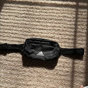 Adidas Black Belt Bag Compact Crescent Design